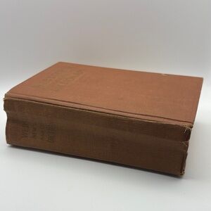 Webster’s Intl Dictionary • Vintage Brown Book